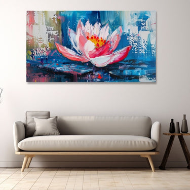 Peinture Nénuphars Abstrait